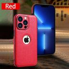 High Quality PU Leather Case for Apple iPhone 17 Pro Max 11 12 13 14 15 16 Plus Logo View Luxury Business Mobile Phone Cover TechVisio