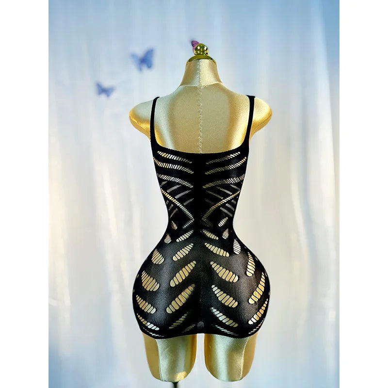 Sexy Cover Up Hollow Out Fishnet Dress without Bikini Summer Holiday DSH602 TechVisio