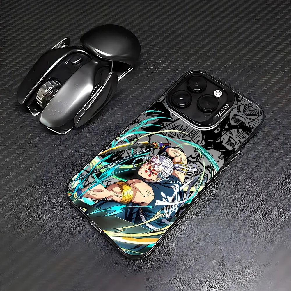Anime D-Demons Slayers Phone Case for IPhone 16e 16 15 14 13 12 11 Mini Pro Max X XR XSMAX 8 7 Plus Anti Fall Matte Back Cover TechVisio
