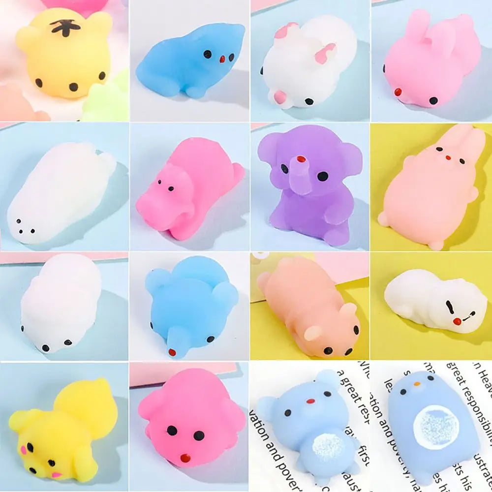Jouet anti-stress animaux en TPR souple – 10 designs mignons à presser