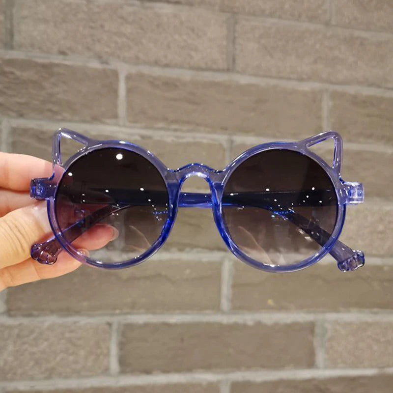 Girls Boys Cute Animal Cartoon Ears Sunglasses Outdoor Sun Protection Children Lovely Vintage Sunglasses Protection Classic Kids TechVisio