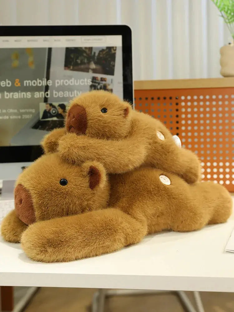 Peluche Capybara Longs Bras – Doudou Doux 30/45/60cm TechVisio