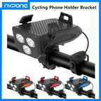 Support Vélo GOLDFOX 4-en-1 – LED 400lm | Klaxon 130dB | Batterie 4000mAh TechVisio