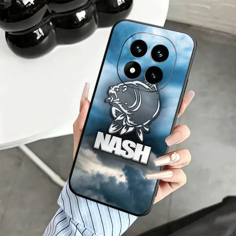 Coque Xiaomi Redmi Note Pêche Nash Fishing – Silicone TPU Souple, Redmi Note 10 à 15 Pro TechVisio