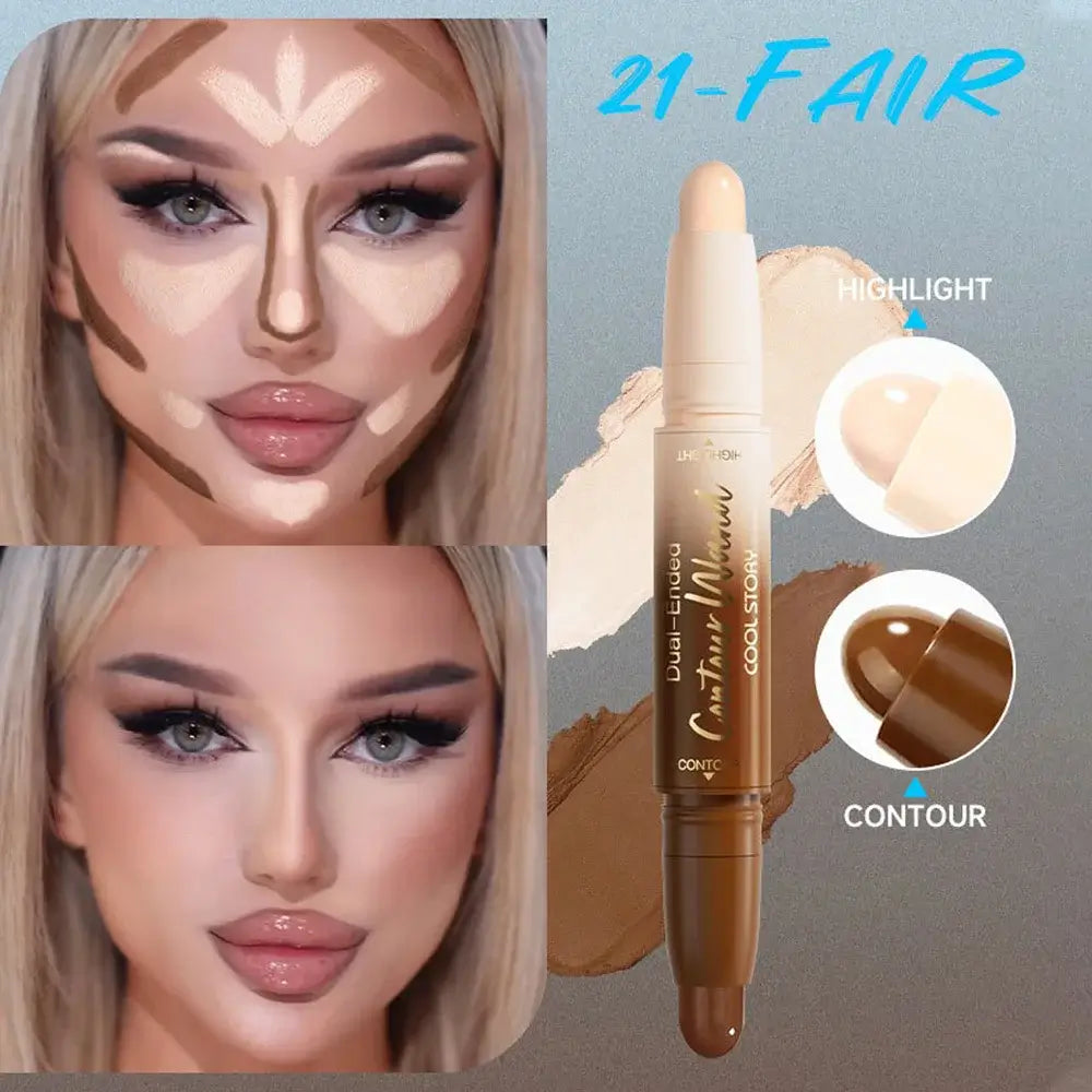 Stick Highlighter & Contouring 2-en-1 – 6 Teintes