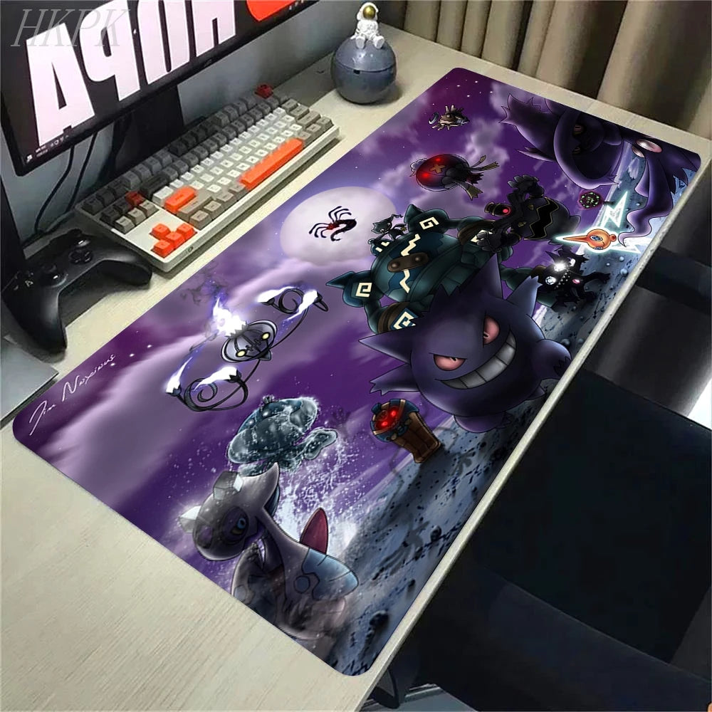 Gaming-Mauspad Pokémon Gengar – XXL | Rutschfest | Genähte Ränder