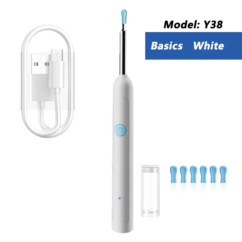 Nettoyeur d'Oreilles Visuel Connecté 1080P – WiFi, IP67, USB-C, Kit Complet