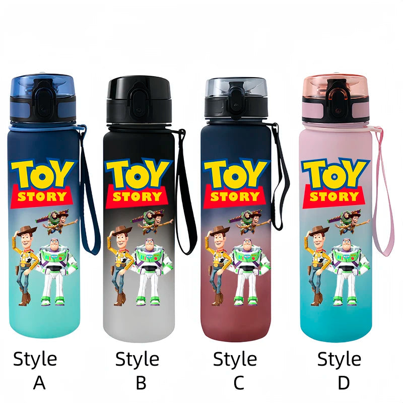 Toy Story Cartoon Drinking Glasses Woody Portable Cup Outdoor Sports Water Bottle Drinking Cup Cartoon Plastic Frosted Kettle TechVisio