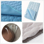 Extra Large Size Summer Pet Cooling Mat, Durable Ice Pad & Breathable Cool Bed, Comfortable Cool Blanket for Small Large Dogs Cats, Practical Pet Supplies for Home Sofa TechVisio