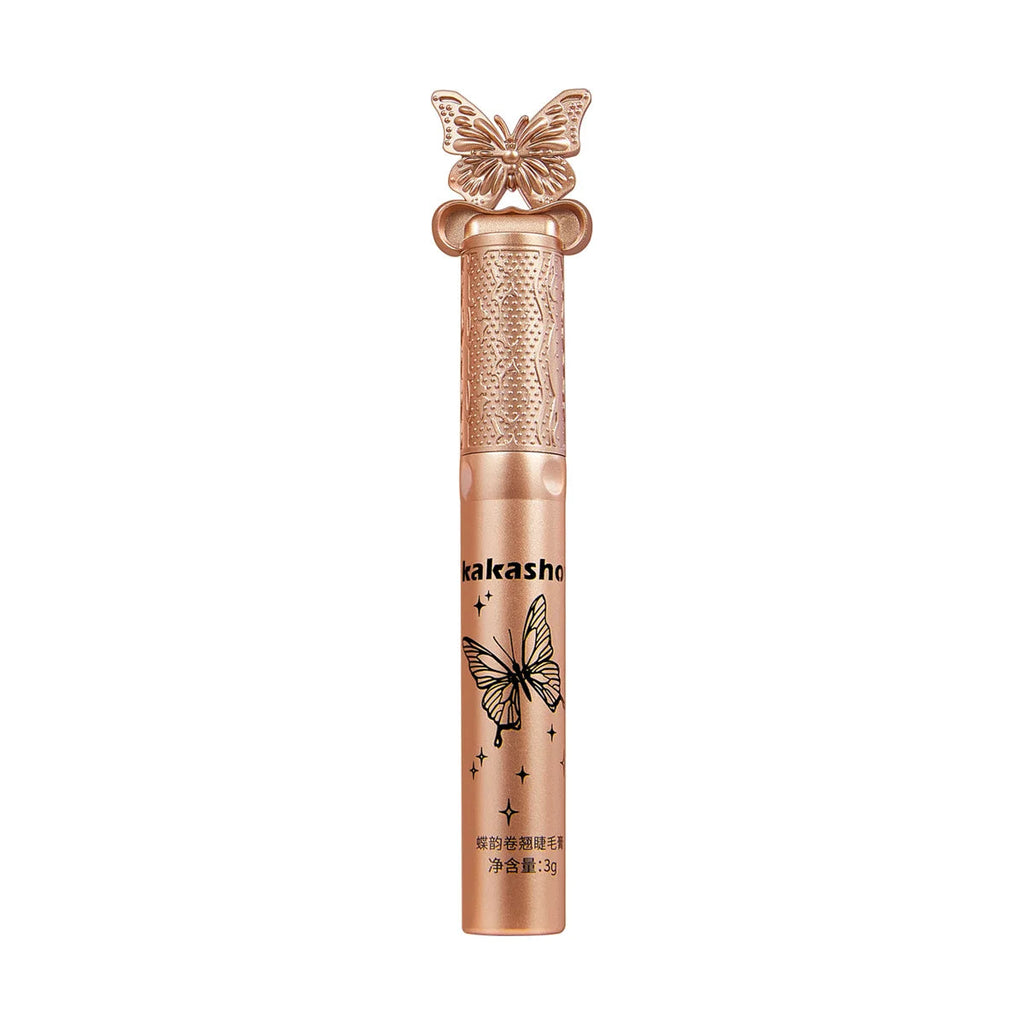 kakashow Silk Fiber Matte Mascara Makeup Ultra-Fine Brush Lengthens Eyelashes Waterproof Fast Dry Black Curling TechVisio