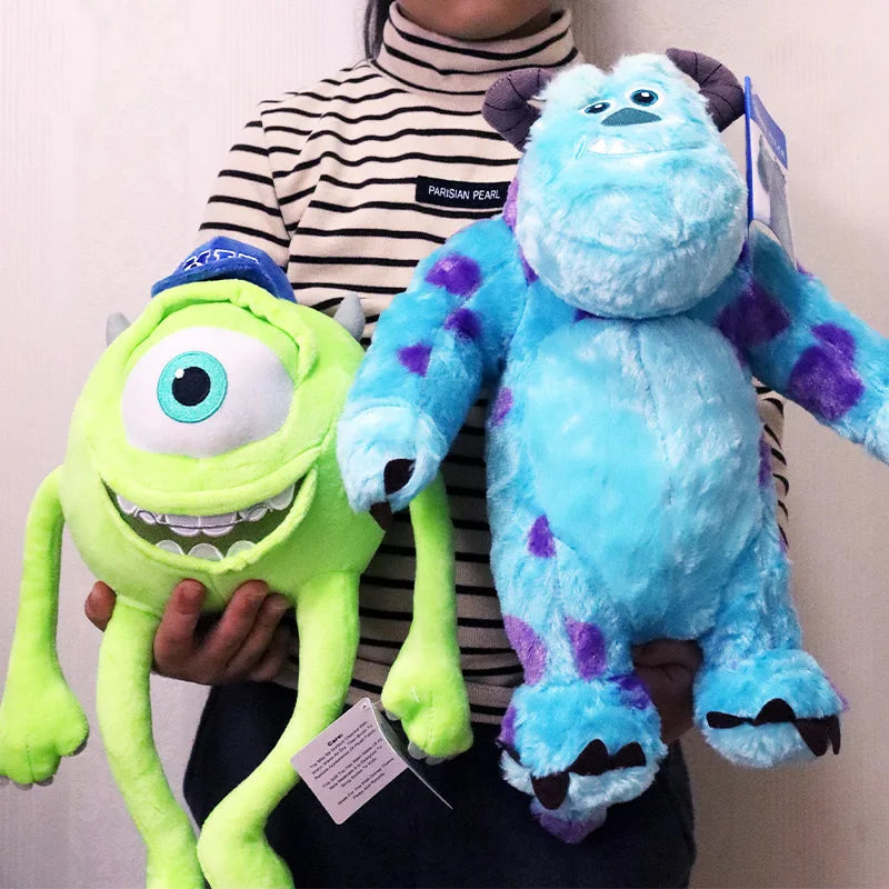 Fluffy Kawaii Sulley Mike Wazowsky Monsters University Stuffed Plush Animals Toy Sets Cute Pixar Doll For Boy Girl Birthday Gift TechVisio