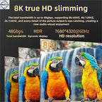 Câble HDMI 2.1 MINGCVIL – 8K 60Hz | 4K 120Hz | 48Gbps | 0,5m à 5m TechVisio