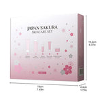 5/3pcs/Set Sakura Skin Care Sets Face Cream Serum Toner Facial Cleanser Sunscreen Eye Cream Gift Box Face Skin Care Set Product TechVisio