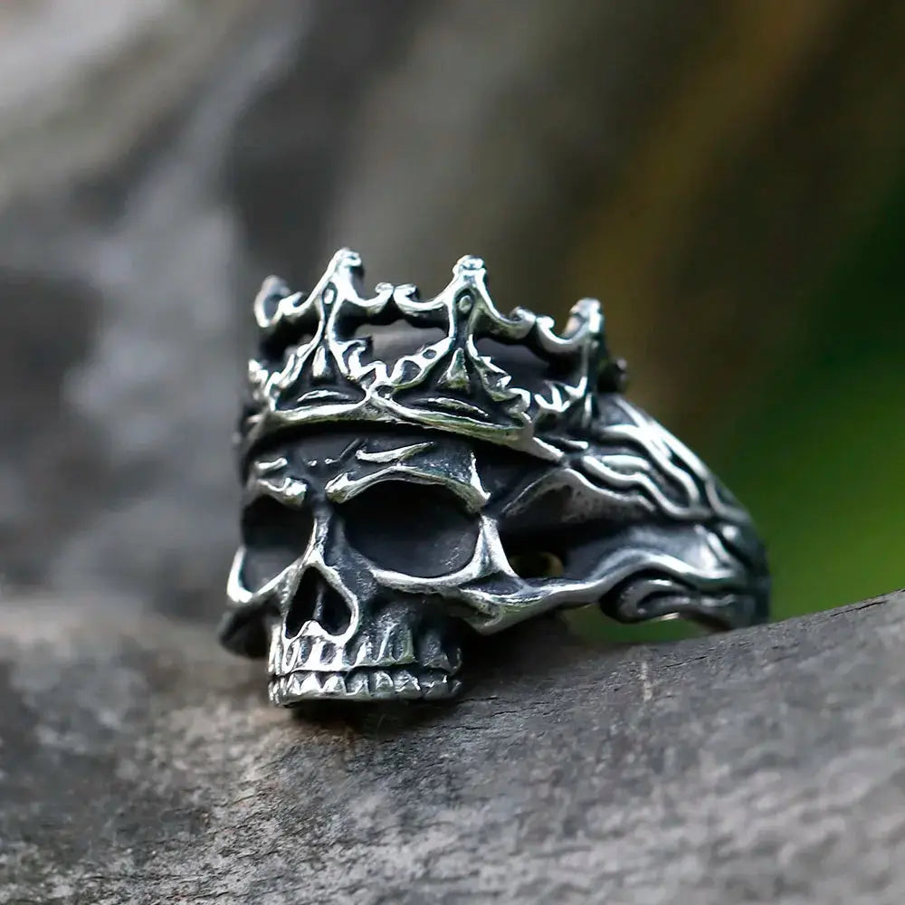 Bague Crane couronner Vikingar Lin