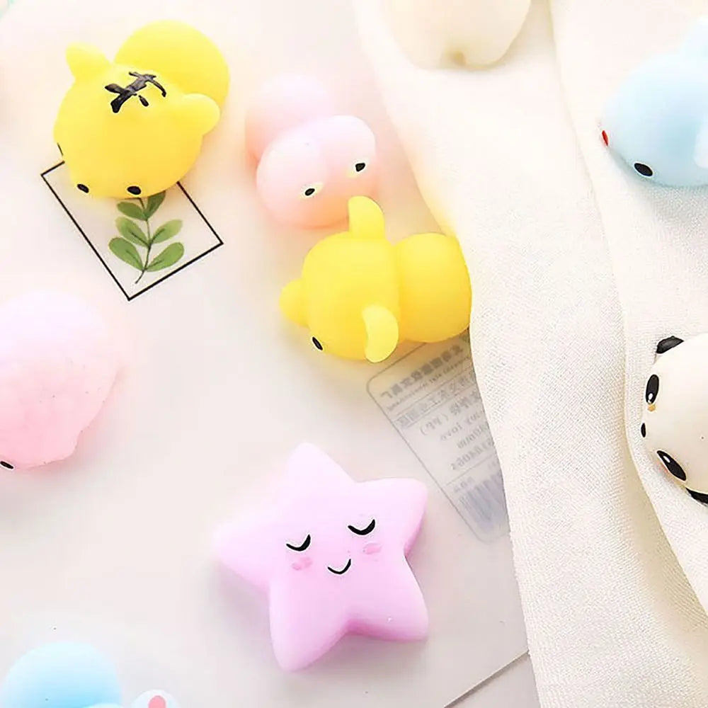 Jouet anti-stress animaux en TPR souple – 10 designs mignons à presser
