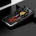 Soft Edge Case for iPhone 13 Mini 11 11 Plus 16 12 15 Pro MAX 14 XS 8 7 SE XR 16 Plus 12Pro 14Pro Hot Blooded Anime Goku TechVisio