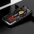 Soft Edge Case for iPhone 13 Mini 11 11 Plus 16 12 15 Pro MAX 14 XS 8 7 SE XR 16 Plus 12Pro 14Pro Hot Blooded Anime Goku TechVisio