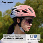 Eastinear 2025 New 4-in-1 Bicycle Helmet Super Light 18 Holes Breathable Men and Women's Outdoor Sports Cycling Equipment TechVisio