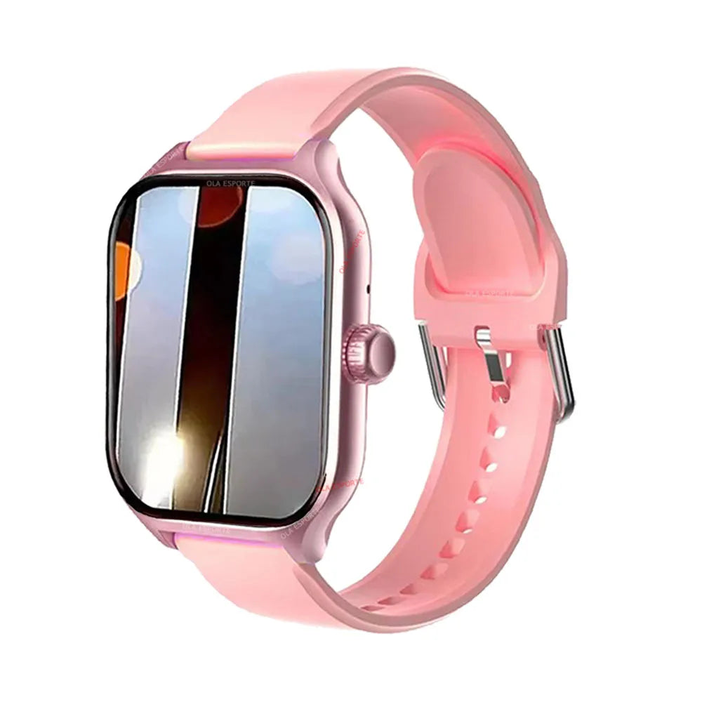 Montre Connectée Ola Esporte – Écran 2,01" | Appels BT5.0 | Suivi Santé