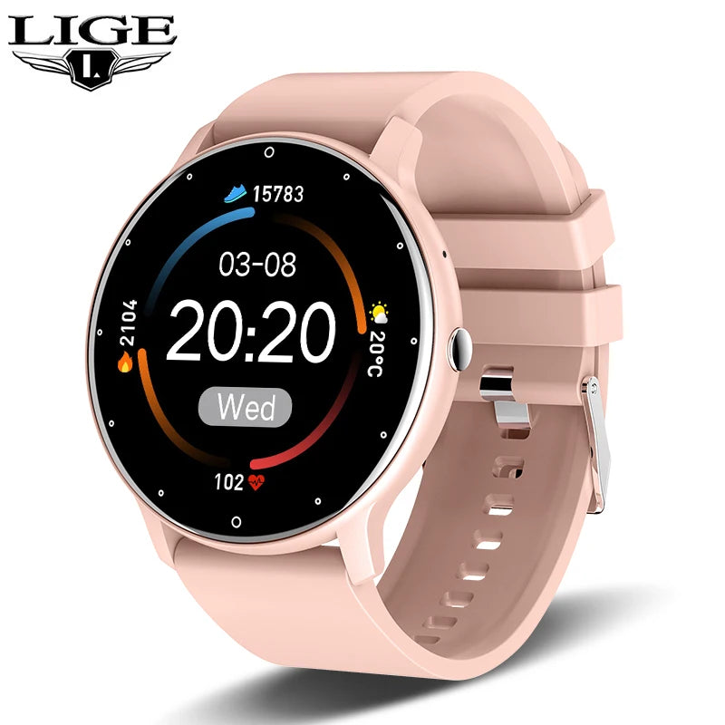 Montre Connectée Sport & Santé – Écran Tactile, FC, SpO2, Bluetooth 5.0