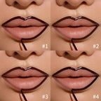 Lip Liner Pencil Peel Off Lip Stain Tattoo Long Wearing Matte Waterproof Smudge Proof Transfer Proof Lip Cosmetic For All Day TechVisio