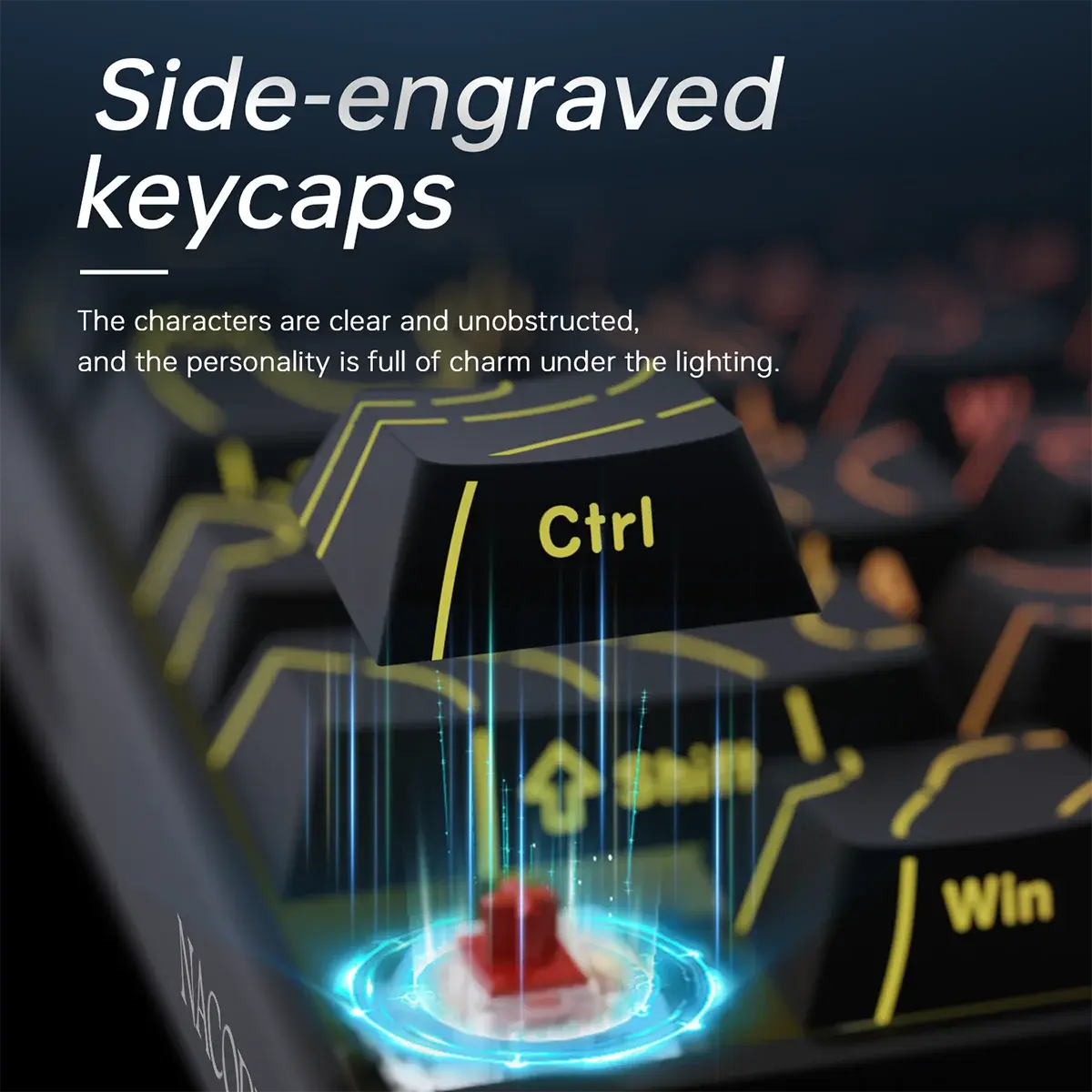 AJAZZ NK68 – Clavier Mécanique 68 Touches Hot-Swap RGB TechVisio
