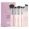 MAANGE 7PCS Makeup Brush Set Foundation Concealer Eyeshadow Makeup Brush for Liquid Cream Soft Dense Cosmetic Makeup Beauty Tool TechVisio