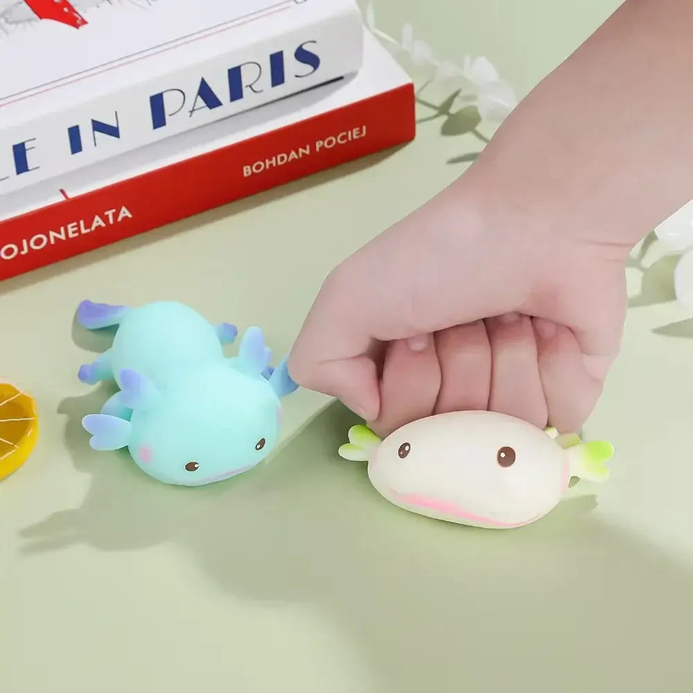 Jouet Anti-Stress Axolotl Squishy – 4 Couleurs