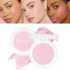 Daily single-color blush - Blush with a subtle wine-like sheen, fine glittering, natural color palette, pure makeup allure TechVisio