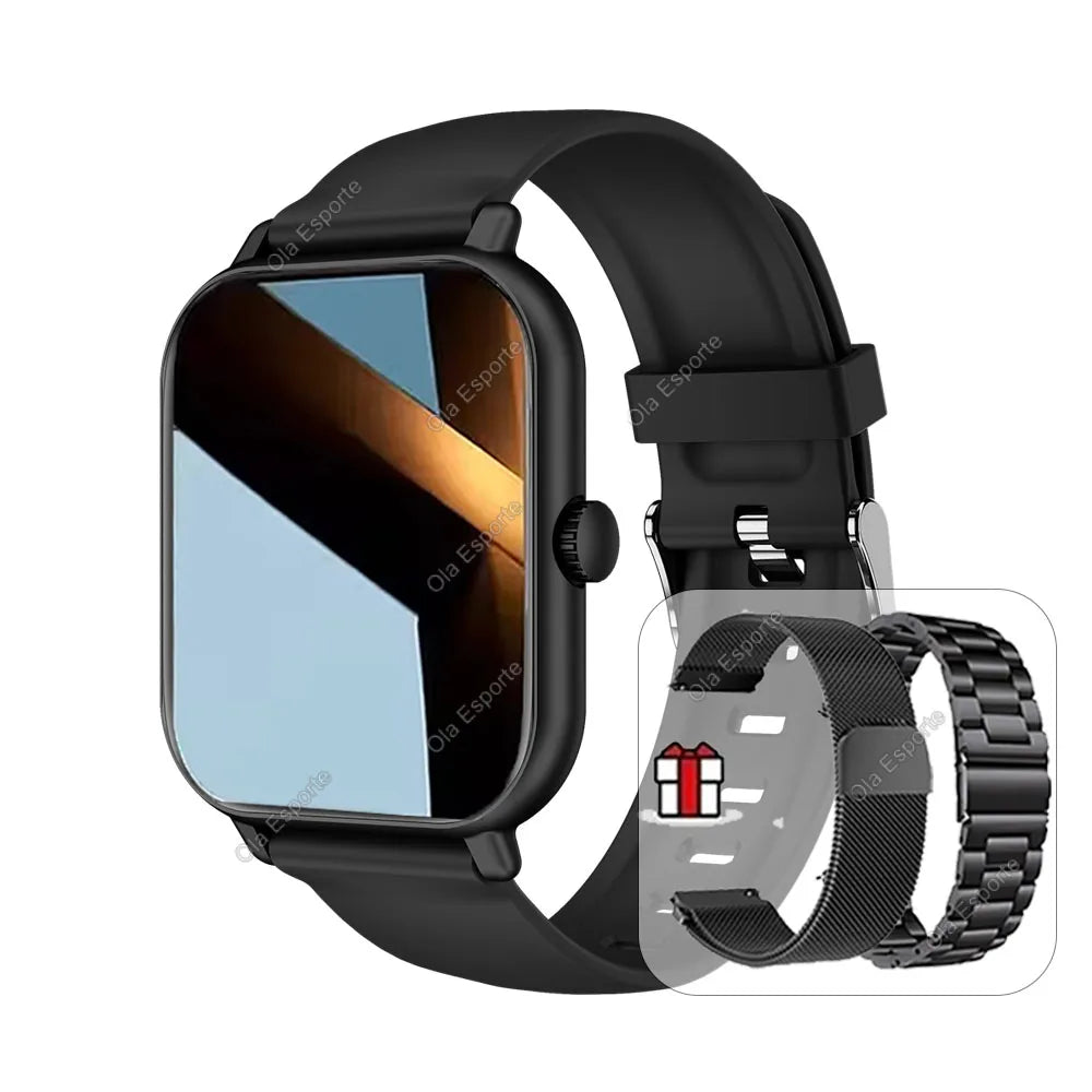 Montre Connectée Ola Esporte – Écran 2,01" | Appels BT5.0 | Suivi Santé