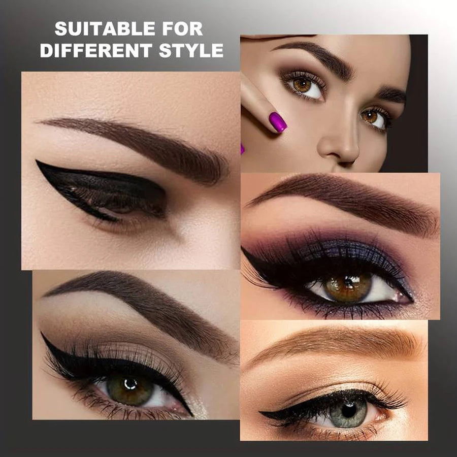 Waterproof Eyebrow Pen, Microblading Eyebrow Pencil With 4 Split Head, Natural Looking Brows Makeup ( 5 Colors) TechVisio