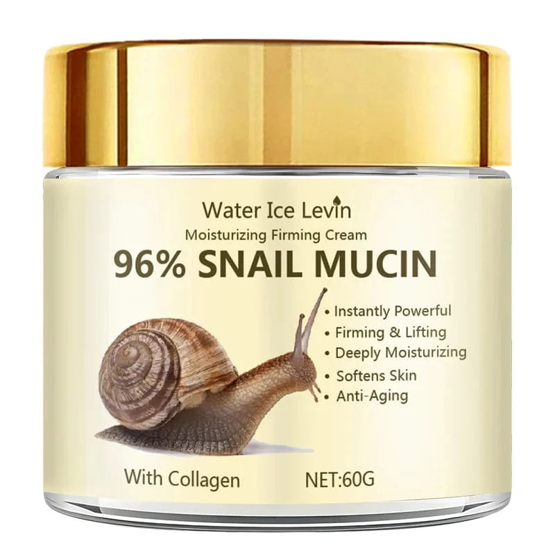 Crème Visage 96% Mucine Escargot Collagène Raffermissante CPNP 60g – Unisexe TechVisio