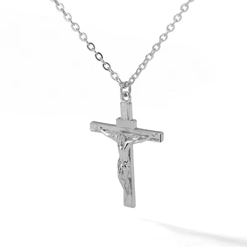 Collier Croix Plaqué Or 18K – Symbole de Foi • 7,99€ • Homme & Femme