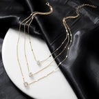 Collier Pendentif Zircon Cœur – Multicouche Choker Tendance Femme DAIPAN