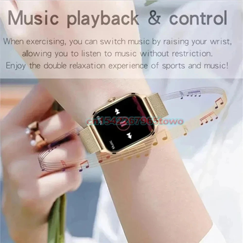 Smart Watch For Android IOS Watches 1.83inch HD Display Bluetooth Call Message Alert Music Sports Mode Smartwatch Men Women Gift TechVisio