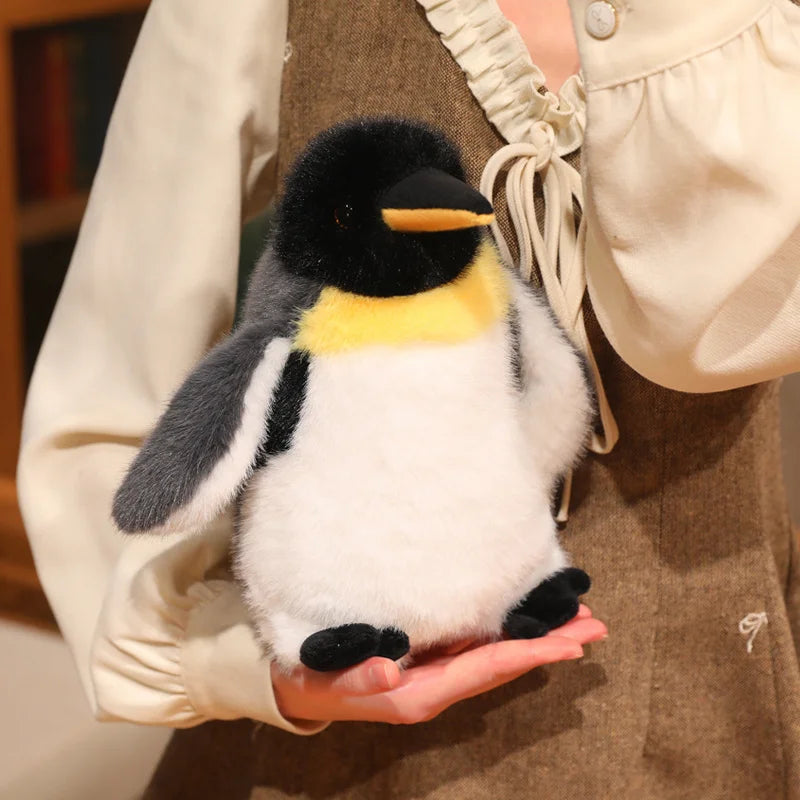 Kawaii 20/27/40cm Simulation Emperor Penguin Soft Fluffy Plush Doll Toy Antarctic Penguin Plushie Animal Toys TechVisio