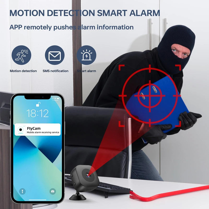 Mini 4K HD Camera WiFi Wireless Monitoring Security Protection Remote Monitor Video Surveillance Smart Home Security System 2026 TechVisio