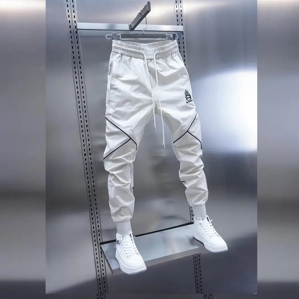 Men's Cargo Pants White Hip Hop Male Trousers Summer Regular Fit Harajuku Long Slacks Street Emo Cheapest Luxury New In Casual TechVisio