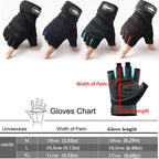 Gym Gloves for Men Women Fitness Weight Lifting Wristband Gloves Body Building Training Sports Exercise Cycling Glove Shockproof TechVisio