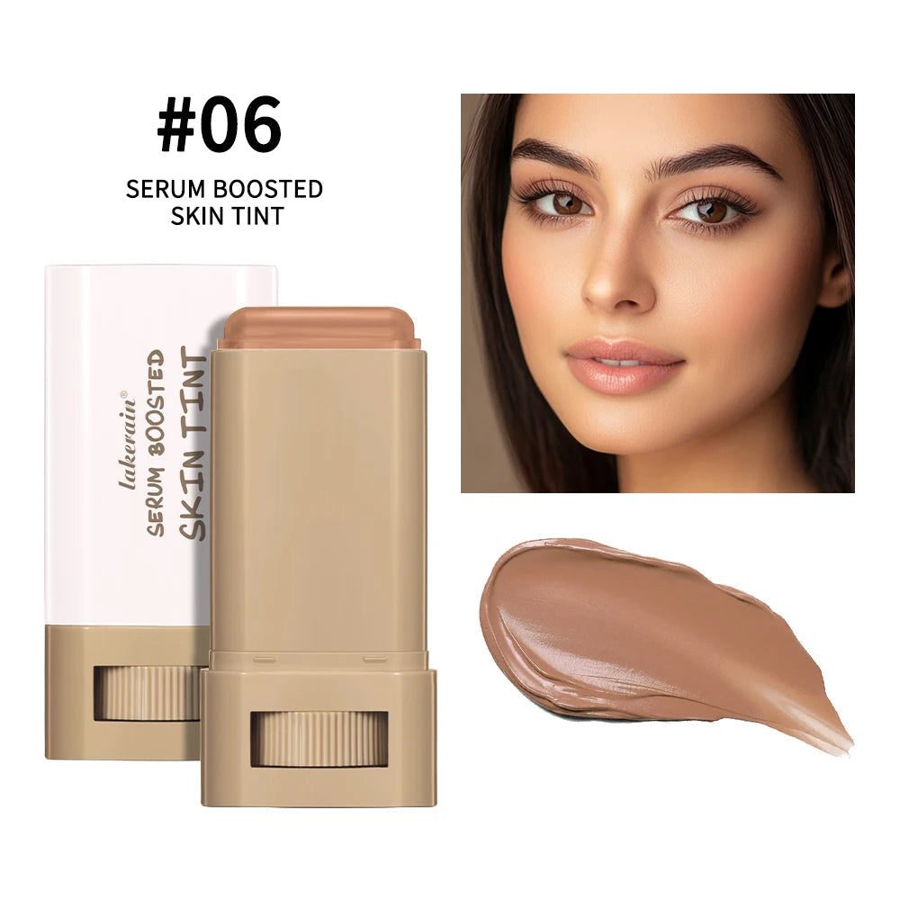 New Balm Serum Boosted Skin Tint Silky Texture Moisturizing Coverage Plumper Even Skin Tone Best Stick Foundation Travel Makeup TechVisio