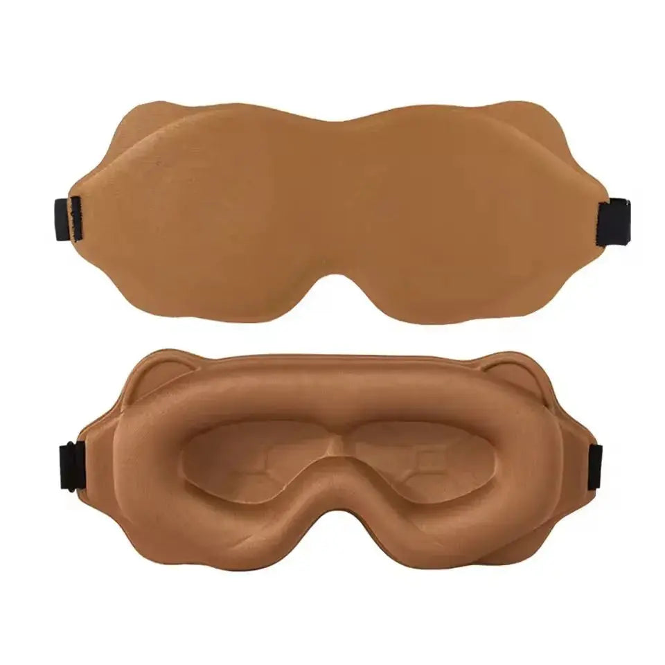 Masque Sommeil 3D Contouré – Occultant 100% | Zéro Pression | 6 Coloris TechVisio