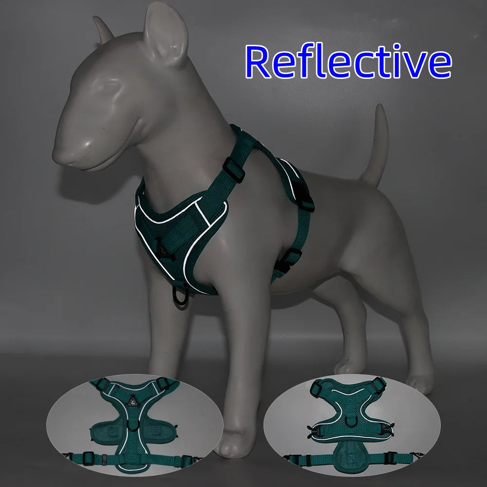 Harness and Leash Set Pet Accessories Dog Harness For Small Dog French Bulldog Pug Pitbull Puppy Pectoral Collar Chiens Supplies TechVisio