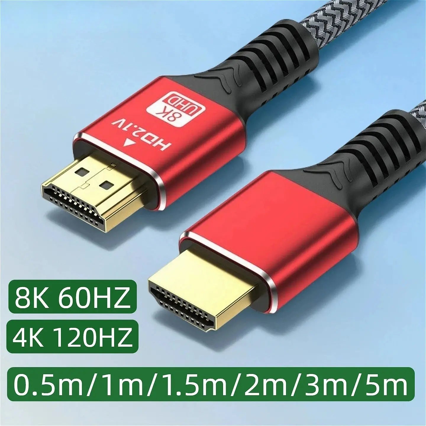 Câble HDMI 2.1 MINGCVIL – 8K 60Hz | 4K 120Hz | 48Gbps | 0,5m à 5m TechVisio