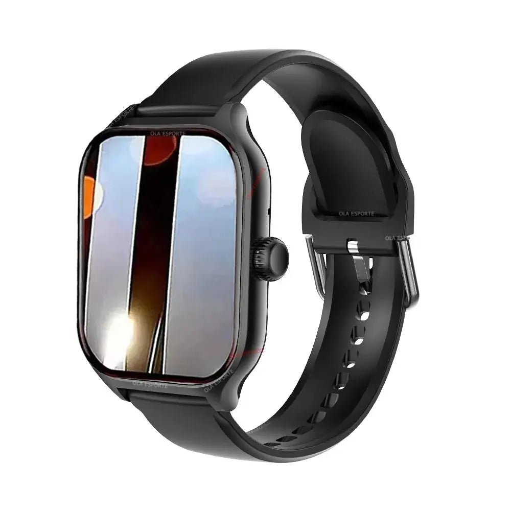Montre Connectée Ola Esporte – Écran 2,01" | Appels BT5.0 | Suivi Santé TechVisio