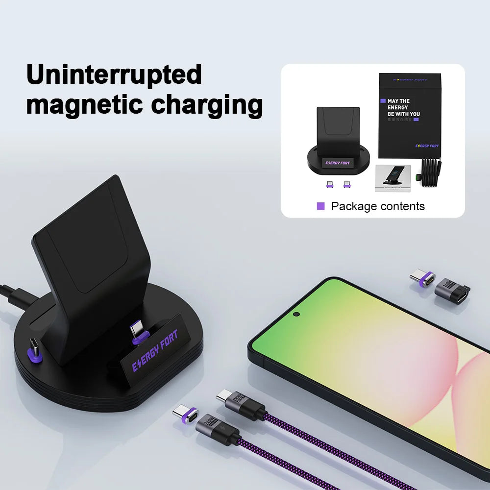 120W Magnetic Charging Station – Xiaomi, Samsung, Huawei, OPPO | PD3.1 240W Turbo