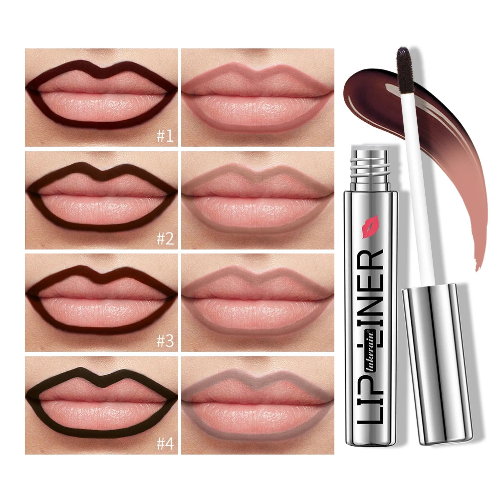 Lip Liner Pencil Peel Off Lip Stain Tattoo Long Wearing Matte Waterproof Smudge Proof Transfer Proof Lip Cosmetic For All Day TechVisio