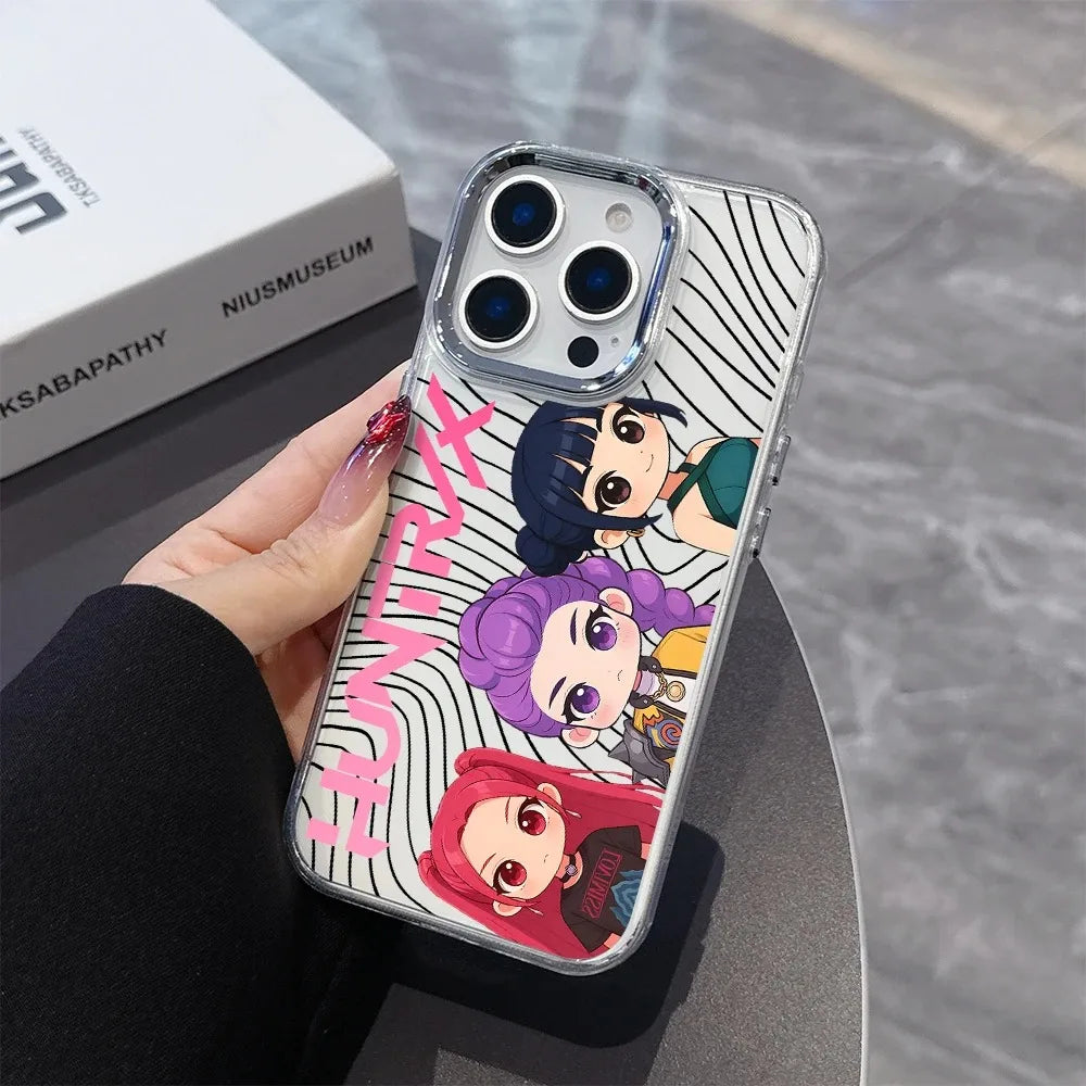 Coque iPhone Anime KPop Demon Hunter – Silicone Transparent