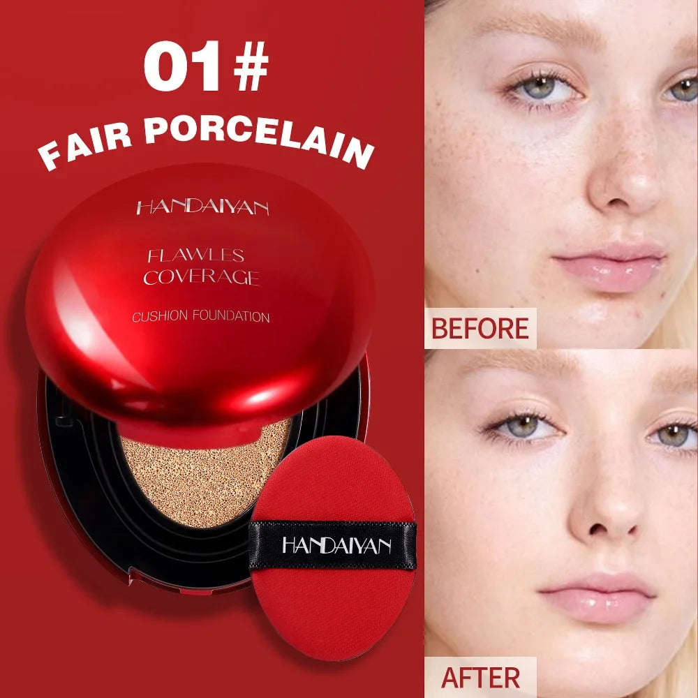 Air Cushion Foundation Light Natural Moisturizing Concealer Whitening Oil-control Women Base Long-lasting Makeup Korean Cosmetic TechVisio