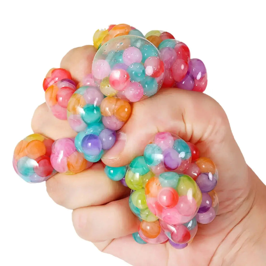 Balle Squishy Anti-stress arc-en-ciel Datgo