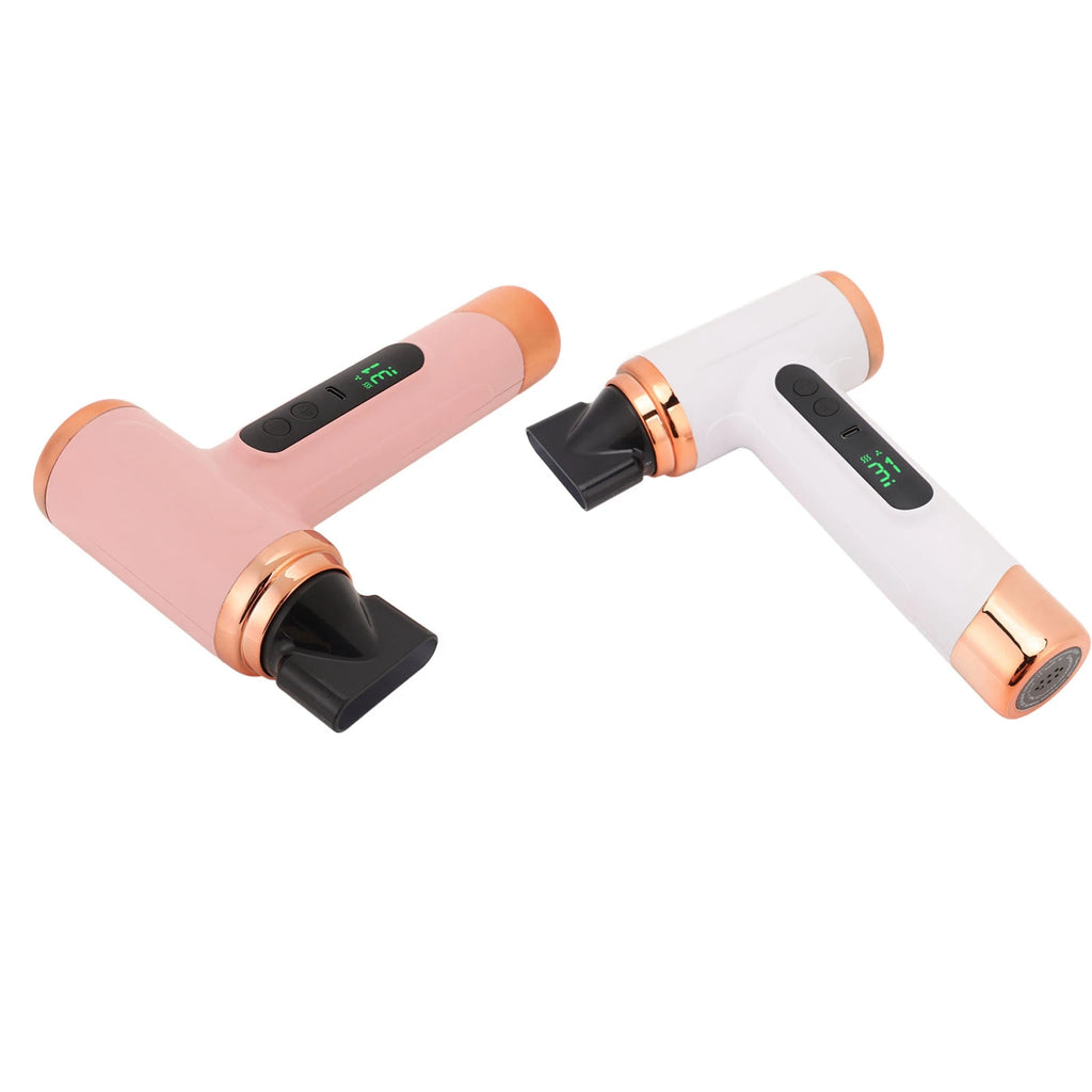 Sèche-Cheveux Sans Fil USB 15600mAh – 200W, Chaud/Froid, Écran LED